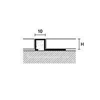Profil alama masiva cromata PROFILPAS, 93327 UK/10, 10 mm, 2.7 ml/buc
