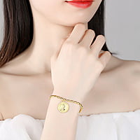 Gold-Plated Queen Elizabeth Bracelet