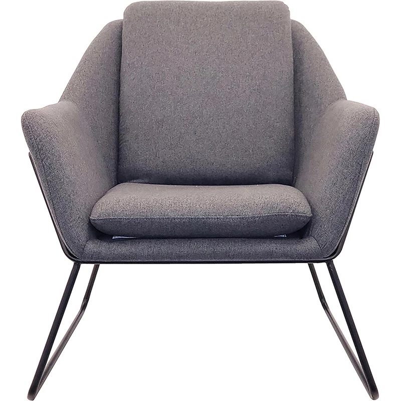 Rapidline Cardinal Lounge Chair 1 Seater 755W x 800D x 870mmH Charcoal Ash Fabric