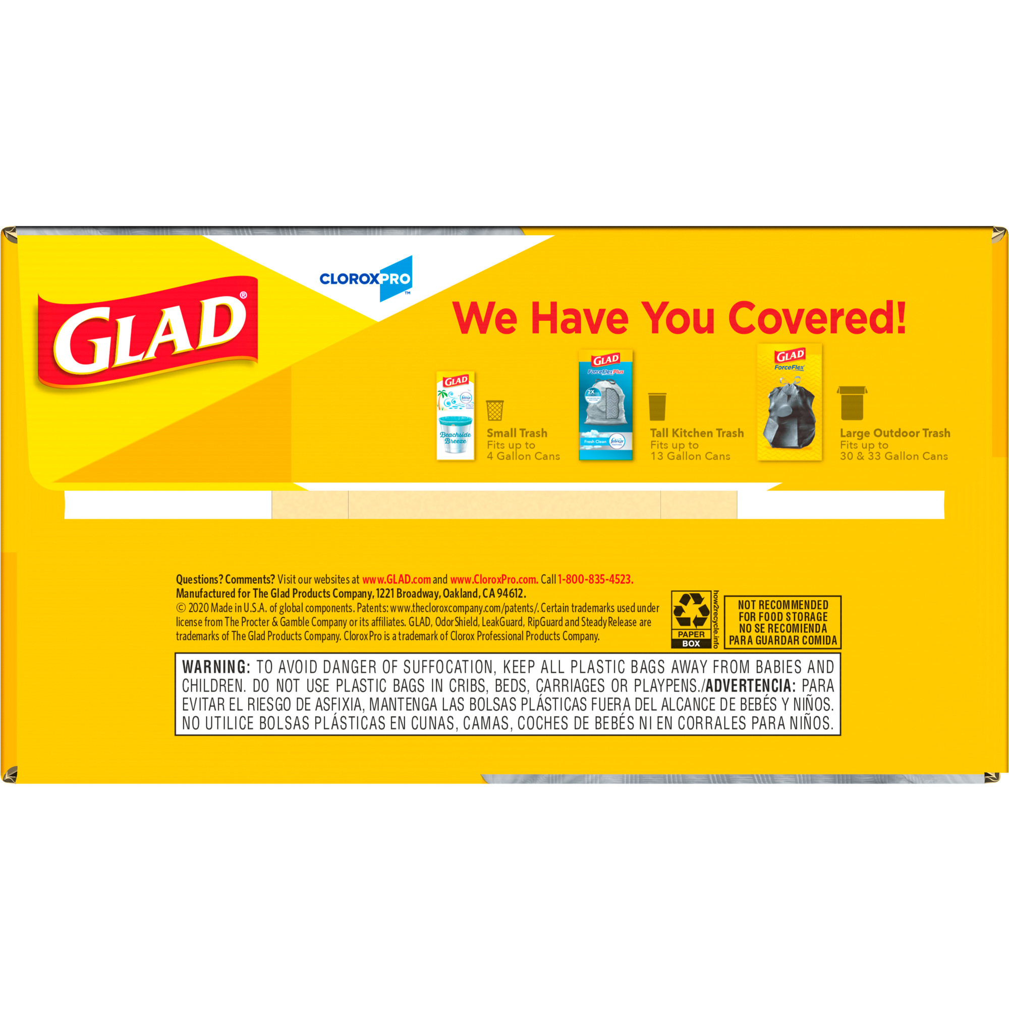 Clorox CloroxPro Tall Kitchen Trash Bags 13 Gal, 100 ct. Grey, Unscented 1 / cs