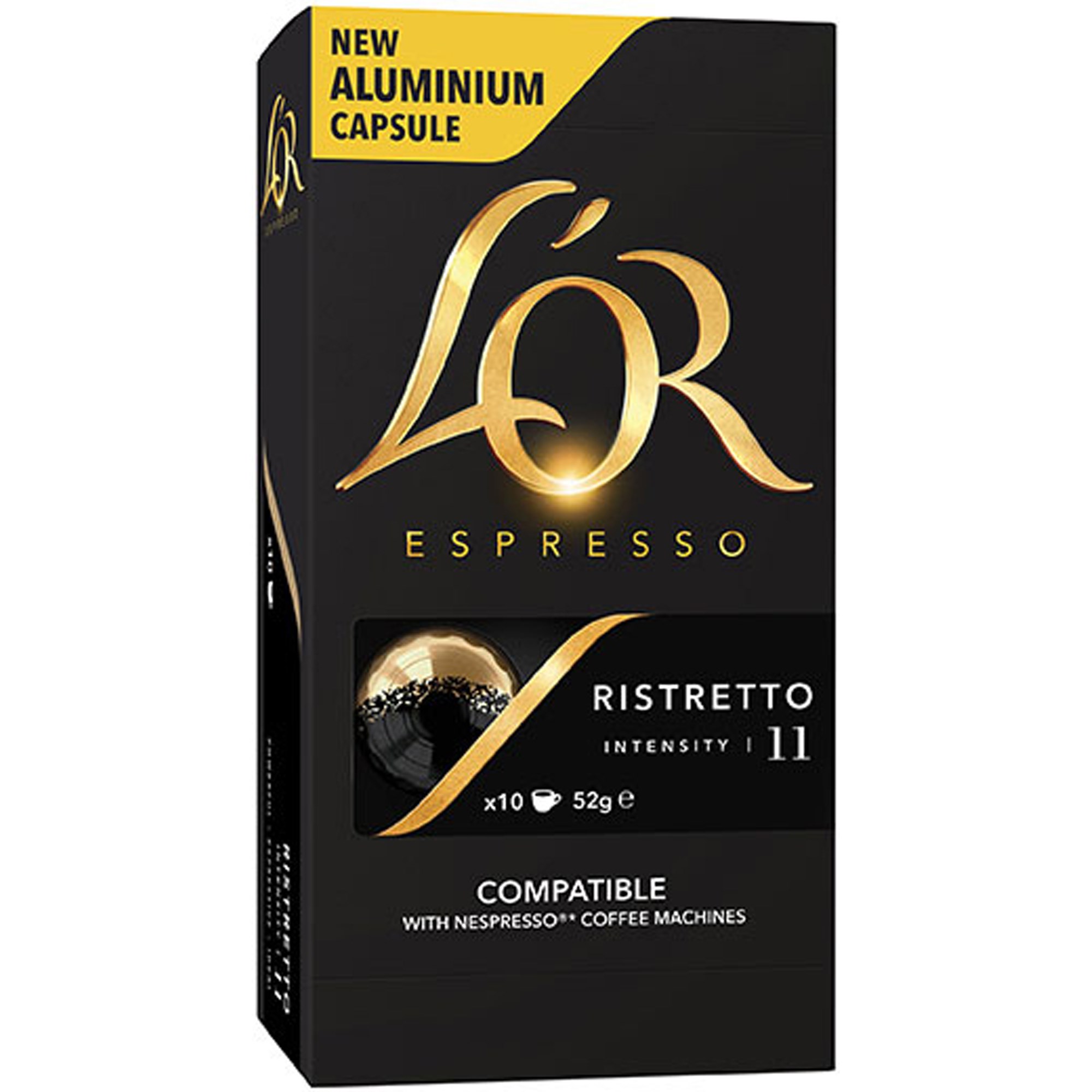 L'OR Espresso Coffee Capsules Ristretto Box  Of 100