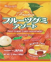 TD)R) Kasugai Frutia Fruit Gummy Assortment 102g_2/12/3.5oz.