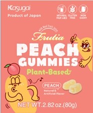R) Kasugai  Ex Frutia Plant Base Gummy Peach 80g_6/8/2.8oz.