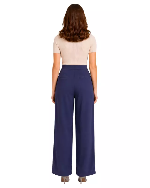 Elegant high-waisted wide-leg Pants