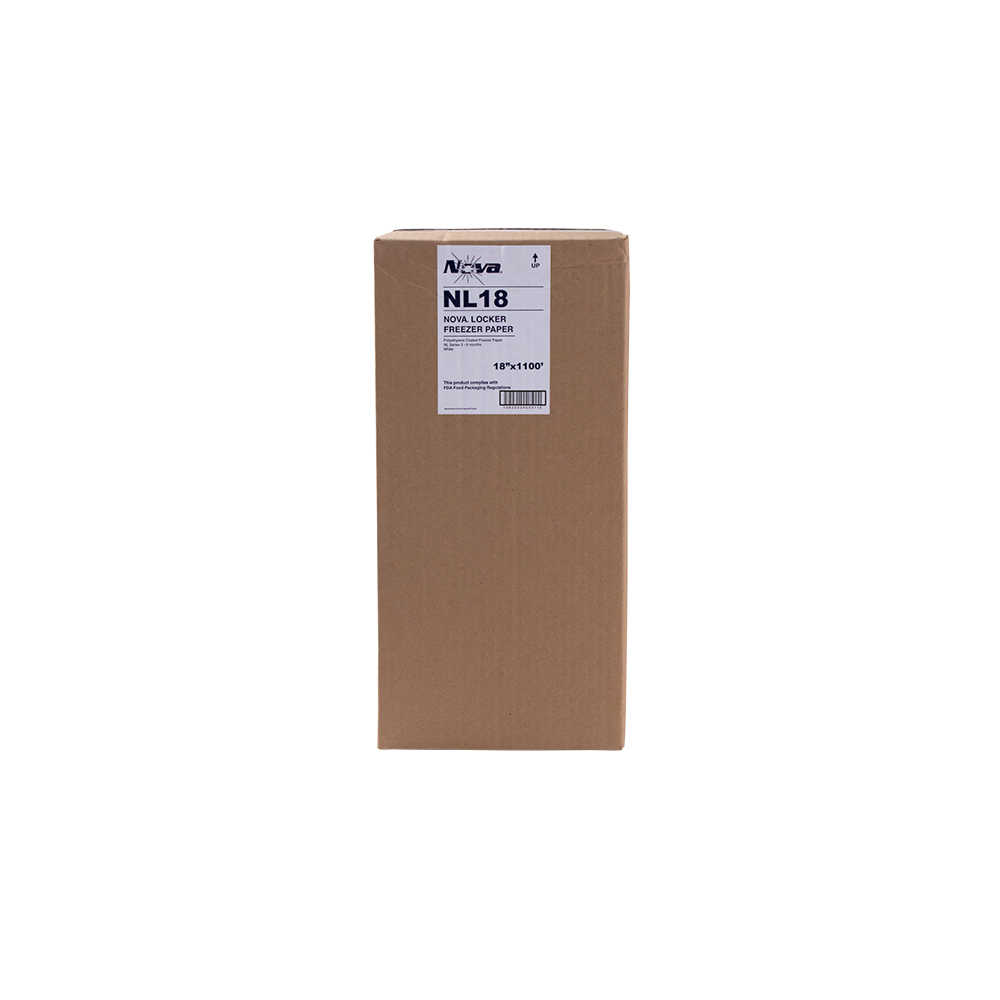 Nova 18" Freezer Paper White 1100' Boxed Basis 35+5# 1 rl