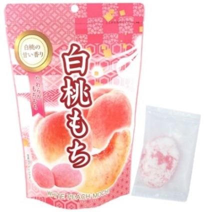 Seiki White Peach Mochi 130g_4/12/4.5 oz.