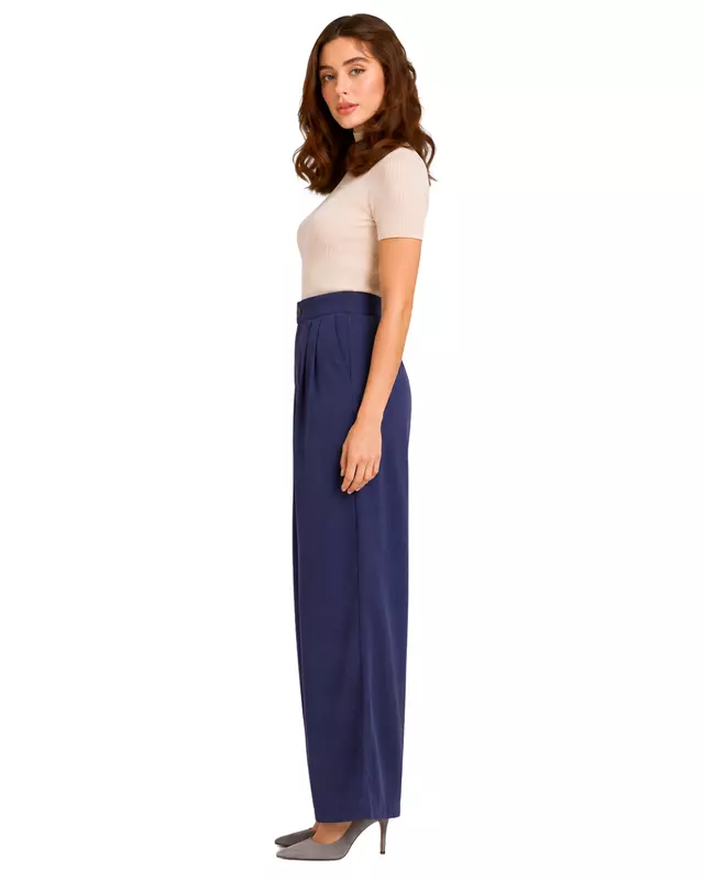 Elegant high-waisted wide-leg Pants