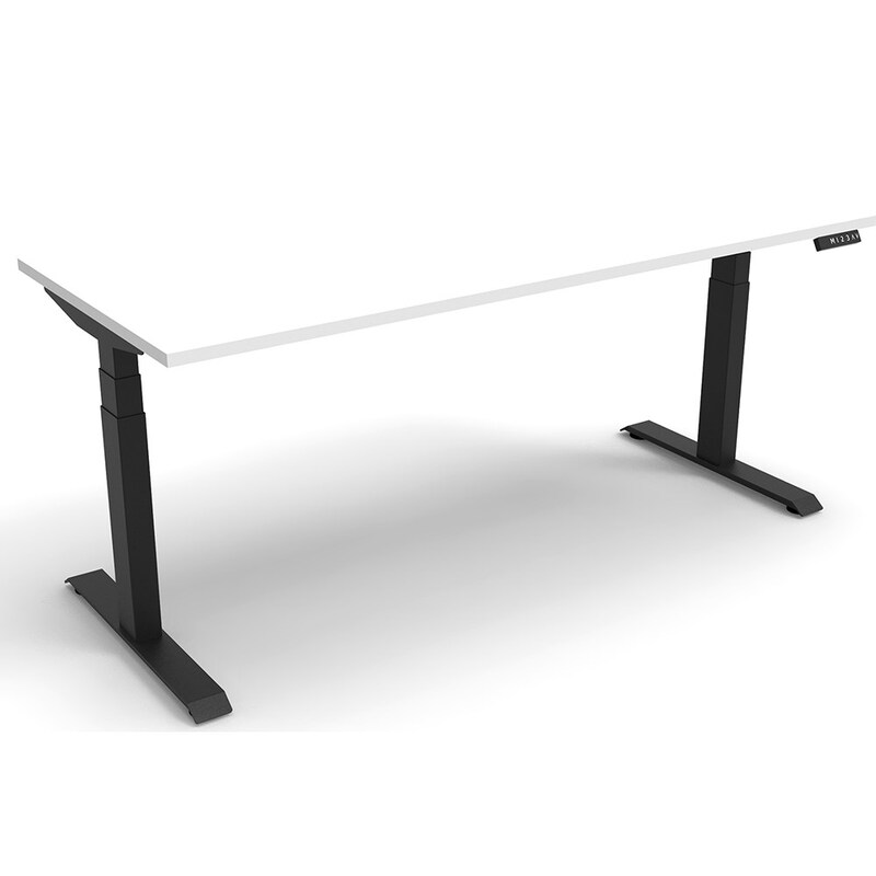 Rapidline Boost+ Single Sided Workstation 1800W x 750D x 1270mmH White/Black