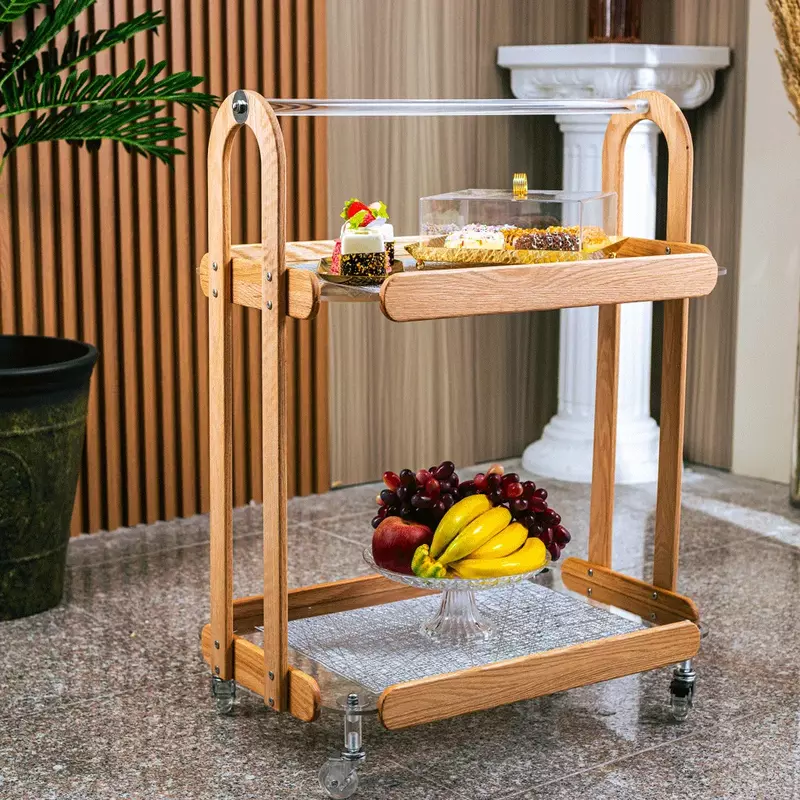 Wood and Acrylic Trolly