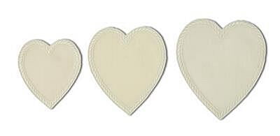 Cuore in tela aida per asciugamani da ricamare a punto croce