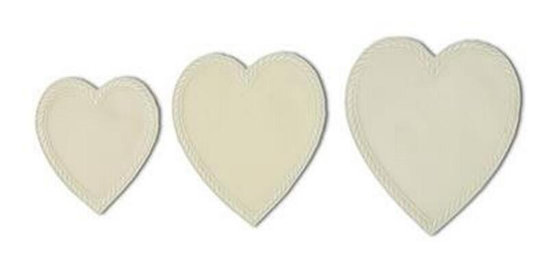 Cuore in tela aida per asciugamani da ricamare a punto croce