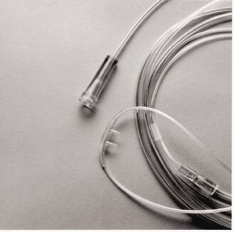 Salter-Style® Pediatric Nasal Cannula Curved Prongs with 7 Foot Tubing