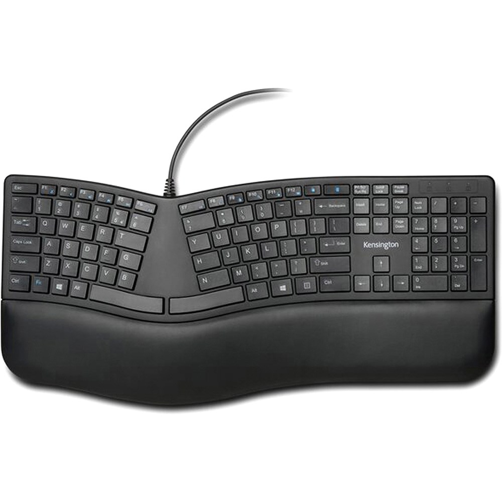 Kensington Pro Fit Ergo  Wired Keyboard Black
