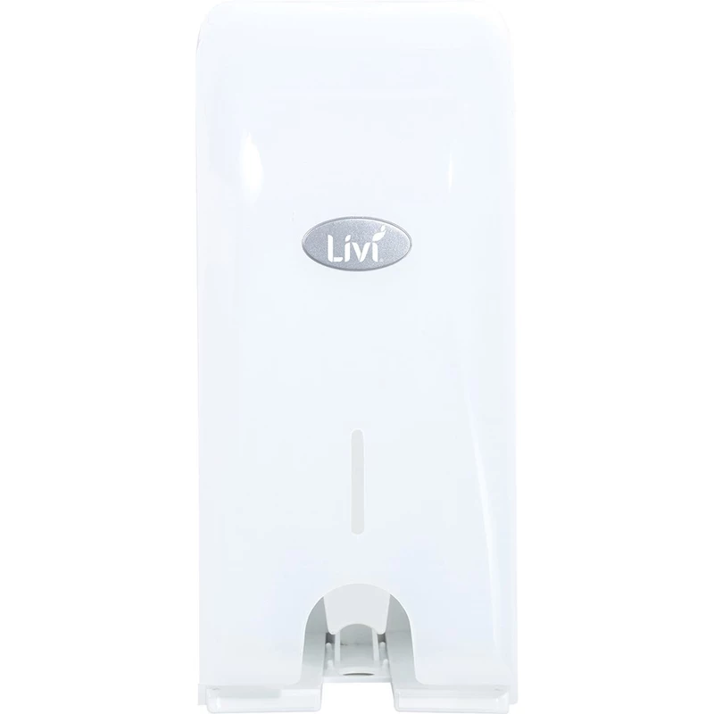 Livi Toilet Roll Dispenser Double White