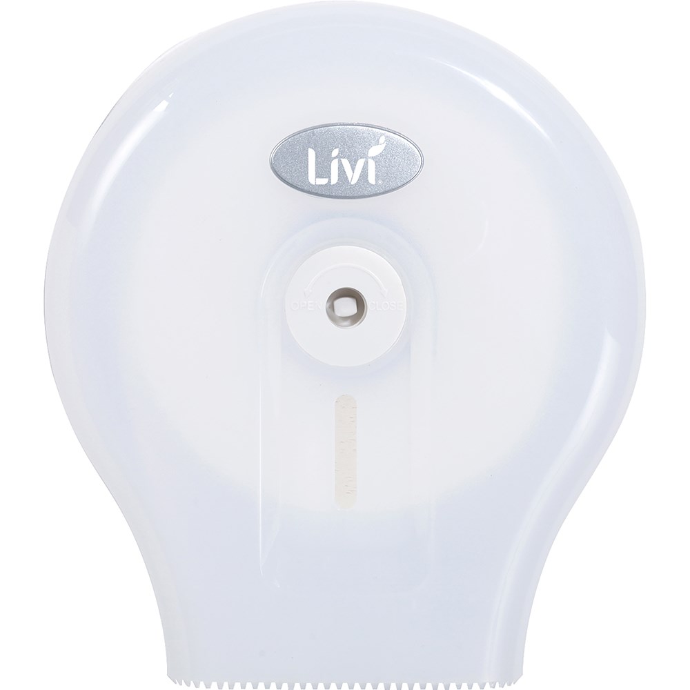 Livi Toilet Roll Dispenser Single White