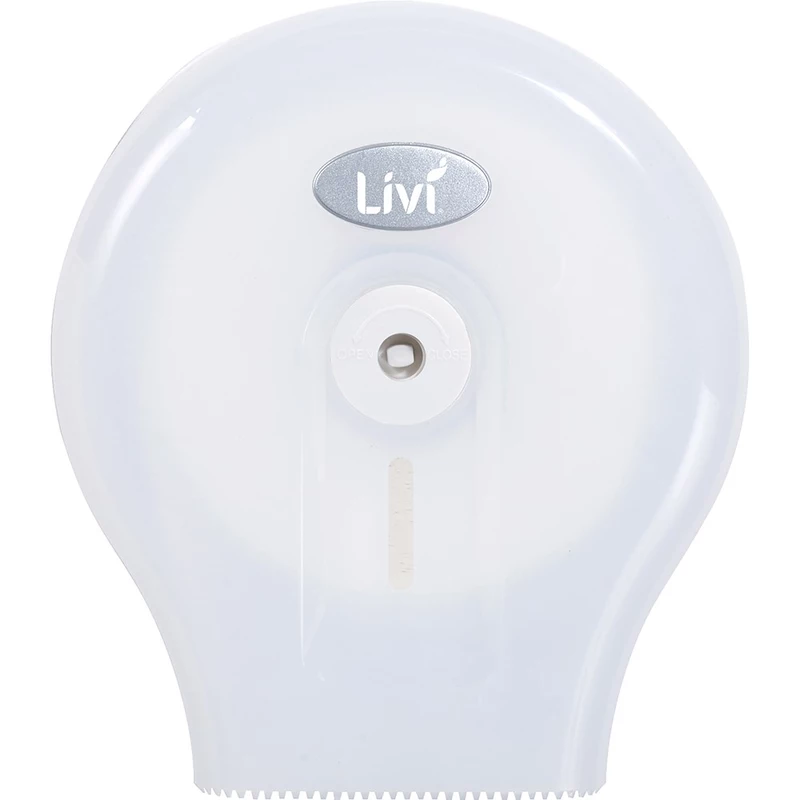 Livi Toilet Roll Dispenser Single White