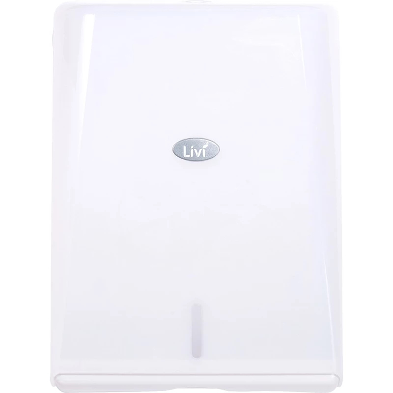 Livi Interleave Hand Towel Dispenser White
