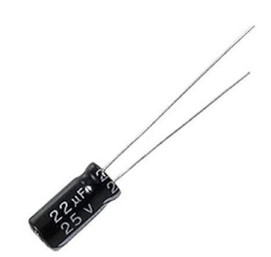 22uf/25v ELECTROLYTIC CAPACITOR