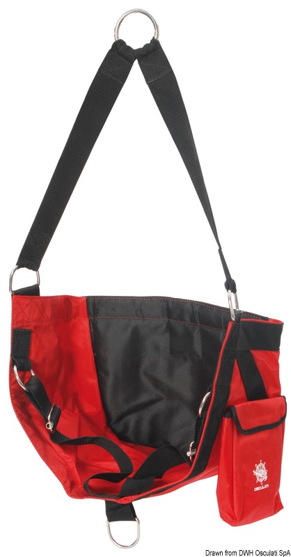 Nylon fabric bosun's chair without board