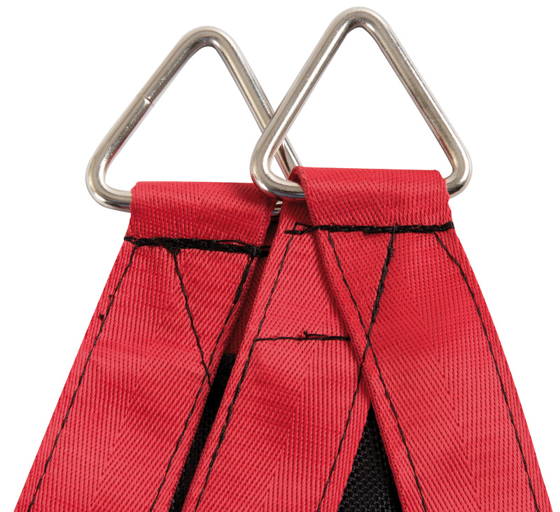 Nylon fabric bosun's chair with board