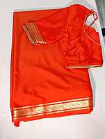D69:Ready To Ship Beautiful Semi Mysore Silk Saree With Stitched Blouse
