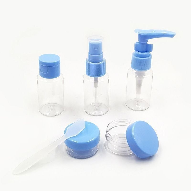 6IN1 TRAVEL MATE - COSMETICS CONTAINERS FOR BODY WASH, FACIAL WASH, BODY CREAM, BODY MIST AND MORE