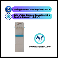 Usha Aqua Genie Floor Standing Water Cooler with three faucets for hot, cold, and normal water. Usha Aqua Genie Floor Standing Water Cooler with three faucets for hot, cold, and normal water.