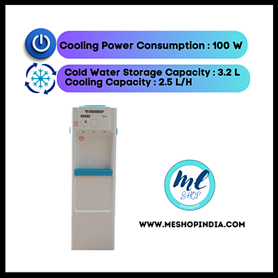 Usha Aqua Genie Floor Standing Water Cooler with three faucets for hot, cold, and normal water. Usha Aqua Genie Floor Standing Water Cooler with three faucets for hot, cold, and normal water.