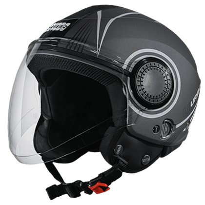 STUDDS URBAN SUPER D1 MATT GUN GREY N6 WHITE C/V (L)