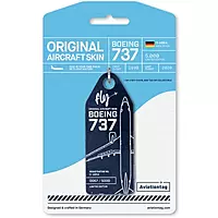 Aviationtag Boeing 737 - D-ABKA - Dark Blue