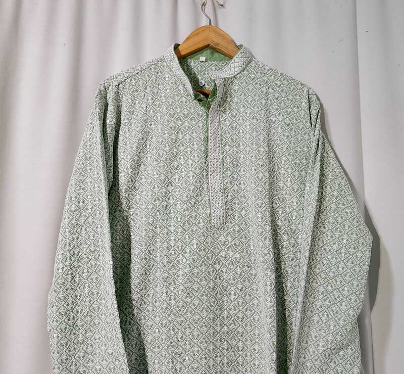 P151: Beautiful Ready To Ship Mens Kurta Pjama Set