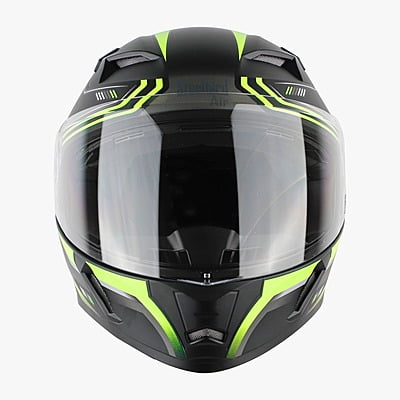 STEELBIRD SBA-21 RAPTOR ULTIMATE RACE MATT BLACK/NEON C/V (L)