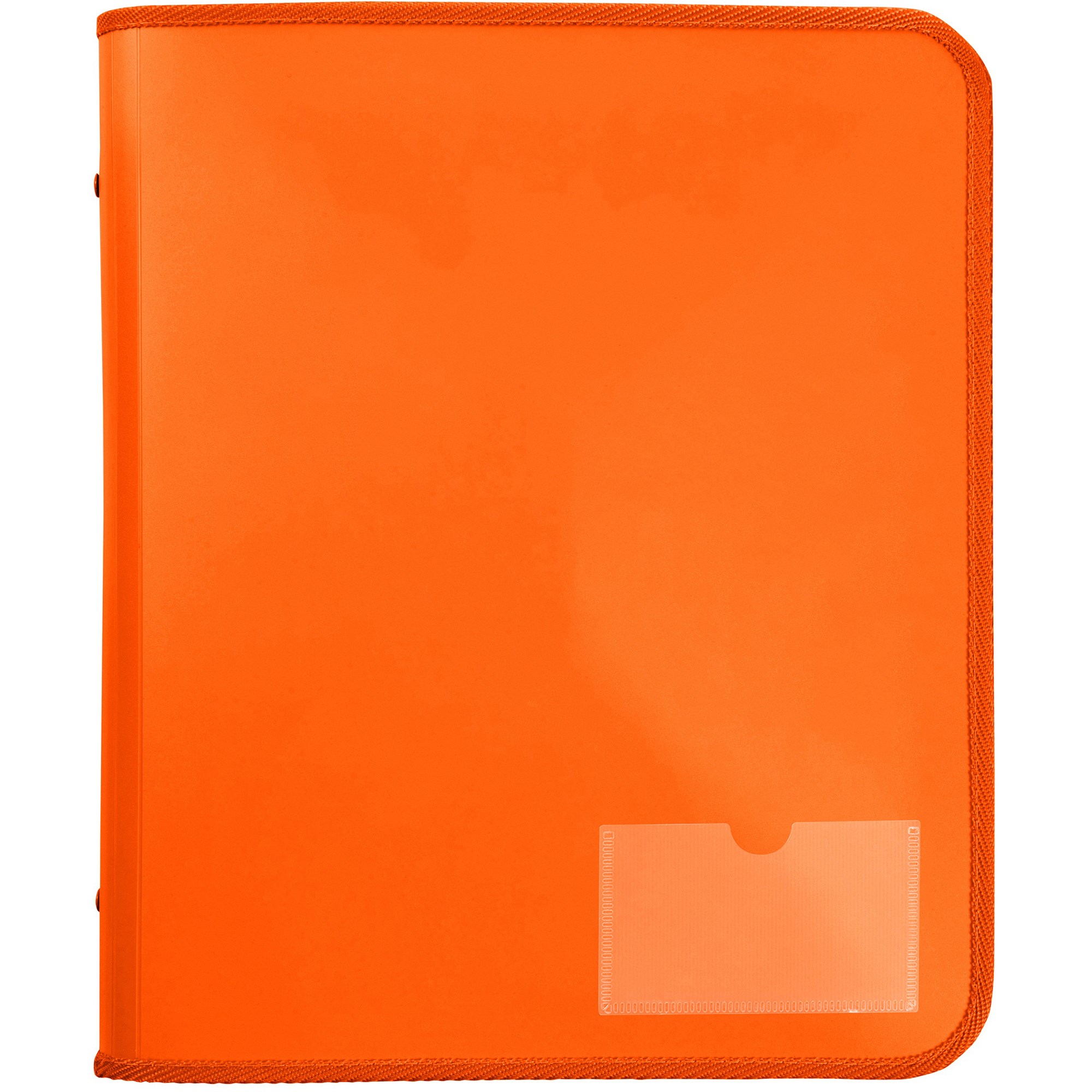 Marbig Zipper Binder With Tech Case A4 2D Ring 25mm Orange