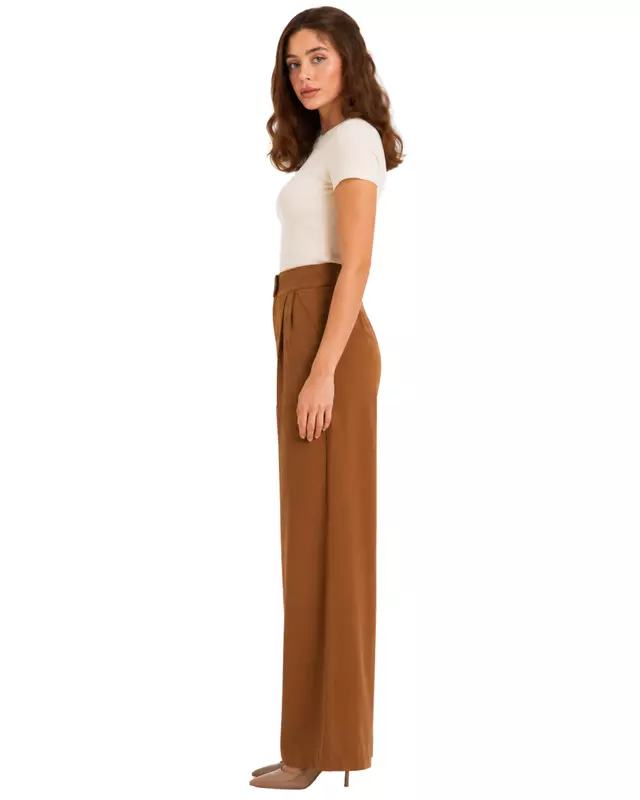 Elegant high-waisted wide-leg Pants