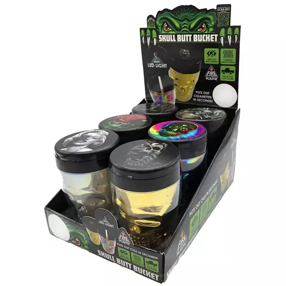 SKULL BUTT BUCKET WITH LED LIGHT