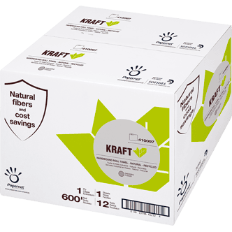 Sofidel Heavenly Soft Hardwound Towel 8x600' Natural 12 / cs