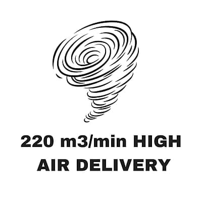 Usha Crisp Air Premia-AS Plus Exhaust Fans-150mm Speed