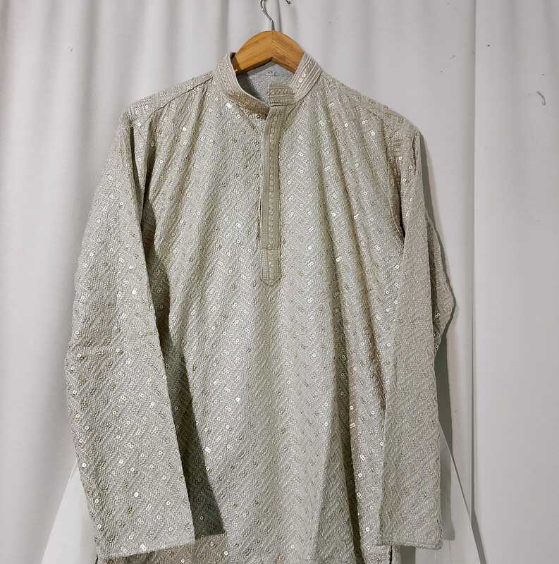 P150: Beautiful Ready To Ship Mens Kurta Pajama Set