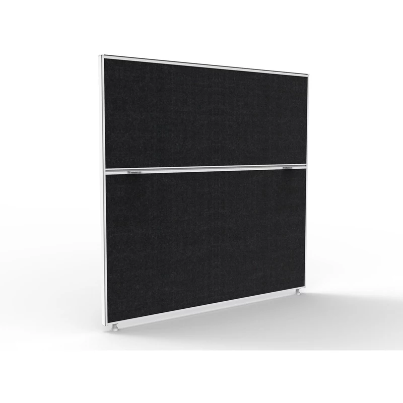Rapidline SHUSH30+ Screen 1200W x 30D x 1200mmH White Frame Black Pinnable Fabric