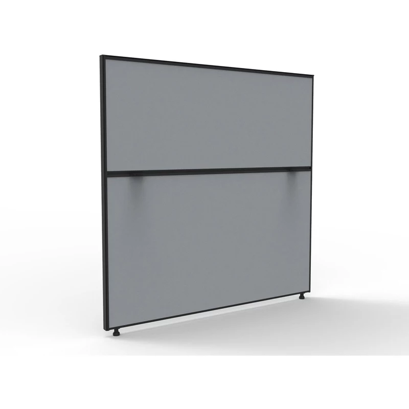 Rapidline SHUSH30+ Screen 1200W x 30D x 1200mmH Black Frame Grey Pinnable Fabric