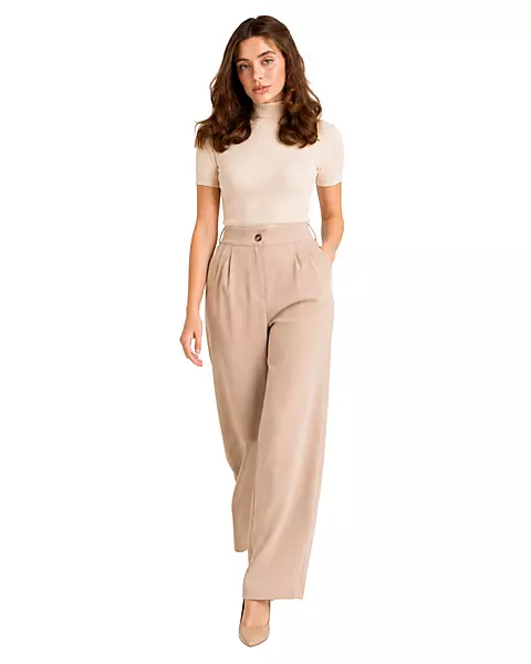 Elegant high-waisted wide-leg Pants