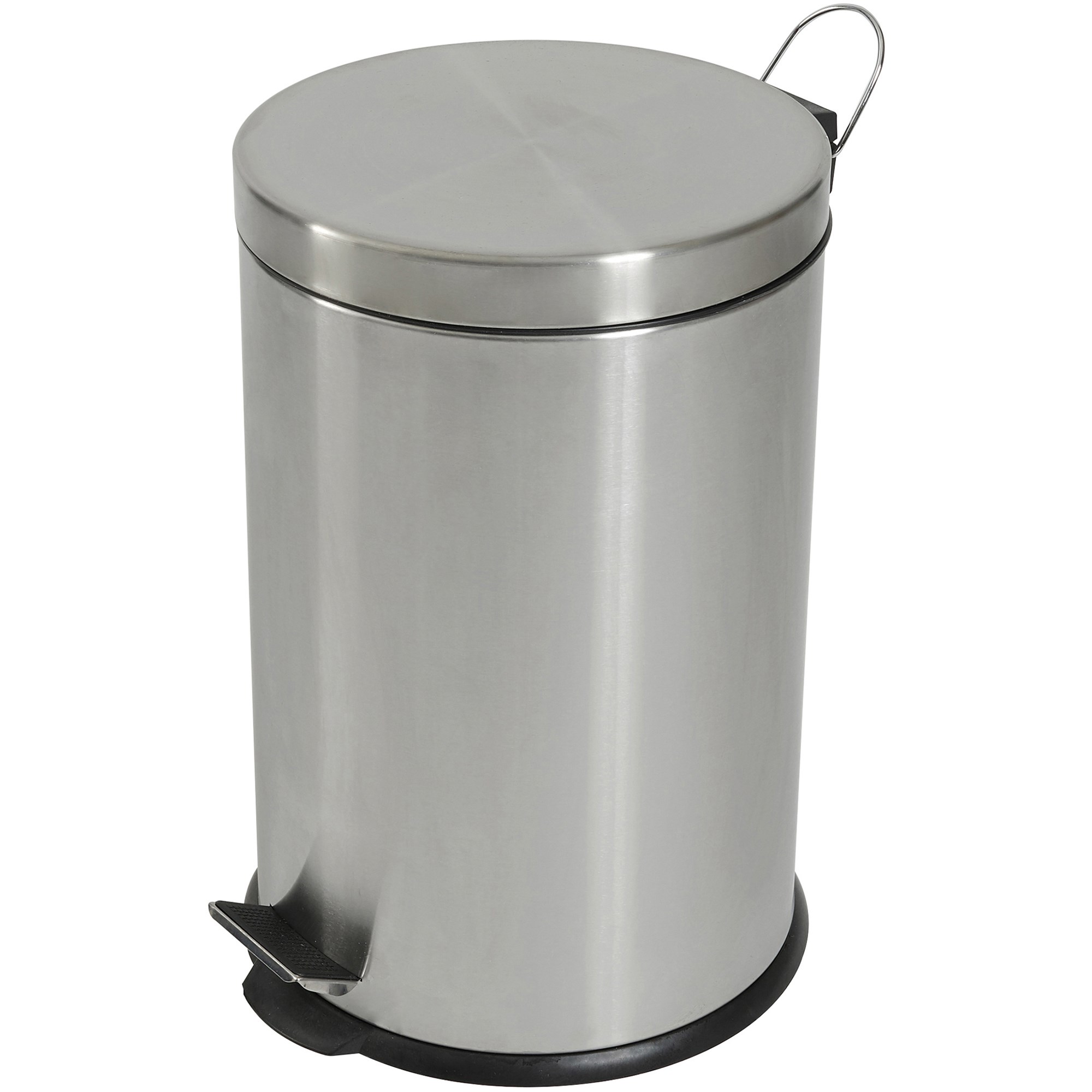 Compass Round Pedal Bin 20 Litres Stainless Steel