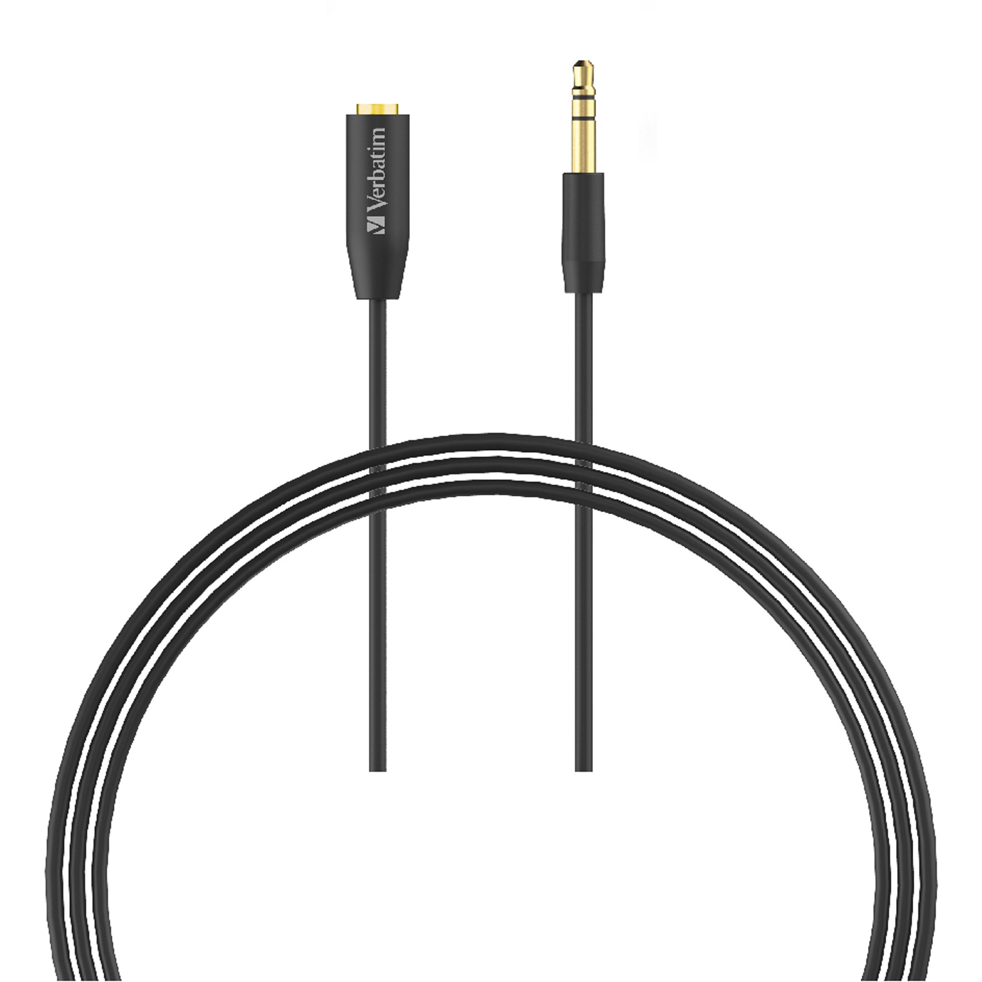 Verbatim 3.5mm Auxiliary Audio Extension Cable 3m Black