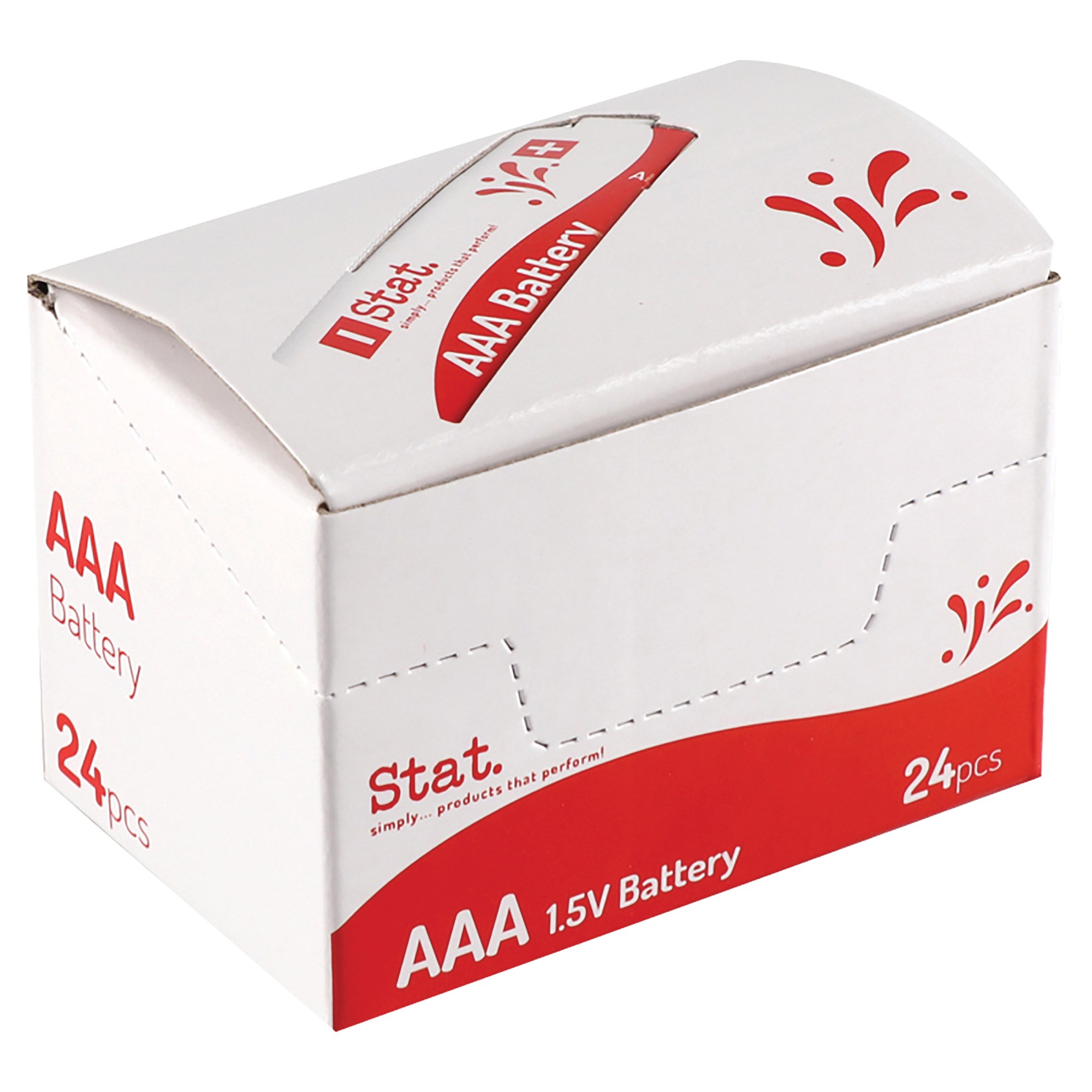 Stat Alkaline Battery Size AAA Bulk Box  Of 24