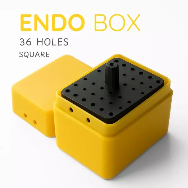 Endo Box- Square 36 Holes