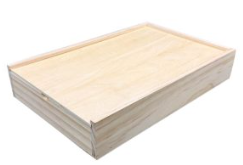 Premium wooden storage box in 15×20cm and 20×30cm sizes