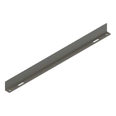 23" L Shaped Bracket - Black