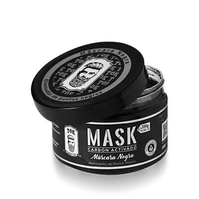 Mascarilla Negra Carbon Activado 350grs Marca Tok