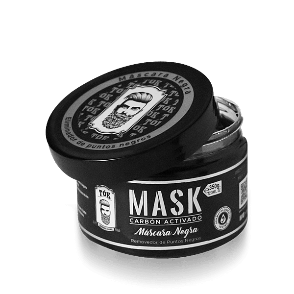 Mascarilla Negra Carbon Activado 350grs Marca Tok