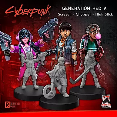 Cyperpunk Red A - Screech, Chopper, High Stick ( Cyperpunk Red A - Screech, Chopper, High Stick (